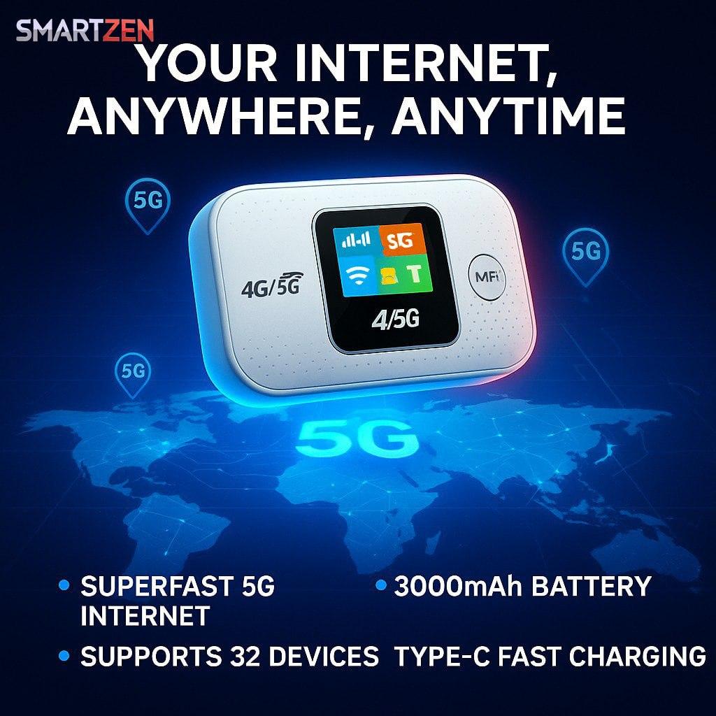 MF687 5G LTE CAT6 Wireless Modem Pocket Router - SmartZen